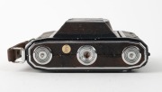 ZEISS IKON: Rare brown-leather Super Ikonta&nbsp;A 531 vertical-folding rangefinder&nbsp;camera [#C12457], c. 1954, with Tessar&nbsp;75mm f3.5 lens [#995502] and&nbsp;Synchro-Compur&nbsp;shutter. - 5