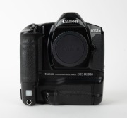 CANON: Circa 1998 EOS D2000 digital camera body [#C520C-02091], built on Canon EOS-1n [#256949], with body cap present. - 2