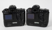 NIPPON KOGAKU: Two c. 2000 digital SLR cameras - one Nikon D1 camera body [#5028942], and one Nikon D1x camera body [#5146545]. (2 cameras) - 2