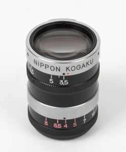 NIPPON KOGAKU: Type 2 Varifocal Zoom finder [#351814], c. 1956, in black and chrome.