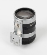 NIPPON KOGAKU: Type 2 Varifocal Zoom finder [#351814], c. 1956, in black and chrome. - 2