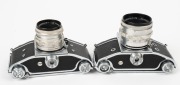 IHAGEE: Two Exakta SLR cameras - one c. 1954 type 2 Varex VX [#743170] with Carl Zeiss Jena Tessar T 50mm f2.8 lens [#3560767], and one 1958-type Varex IIa [#913183] with Carl Zeiss Jena Biotar 58mm f2 lens [#5544171]. (2 cameras) - 4