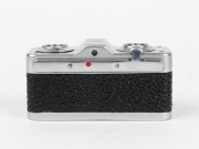 MEOPTA: Mikroma&nbsp;subminiature&nbsp;camera [#4310624],&nbsp;c. 1949, in black leatherette with Mirar&nbsp;20mm f3.5 lens [#4310624], together with leather case. - 3