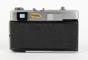 MINOLTA: Six c. 1960s rangefinder cameras - one Minolta AL [#138114], one Minolta 24 Rapid [#106155], one Minolta A5 [#411360], one Minolta AL-F [#803962], one Minolta AL-E [#145142] in maker's box with instruction booklet, and one Minolta Hi-Matic C [#51 - 3