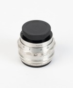 CARL ZEISS JENA: Circa 1955 Biotar T 58mm f2 lens [#3473284] with Exakta mount, together with rear lens cap. - 2