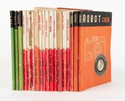 FOCAL PRESS: An accumulation of eighteen Focal Press camera guides, mostly published in the 1950s and 1960s, including titles such as Contax, Nikon F, Olympus Pen, Pentax, Robot, and Voigtl&auml;nder Bessa. (18 items)