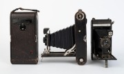 KODAK: Three c. 1914 vertical-folding cameras - one Autographic No. 3a with shutter release cable, one Autographic No. 3a Model C, and one Autographic Junior No. 1A. (3 cameras) - 2
