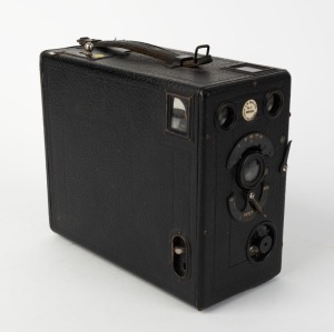 J. W. SMALL: No. 3 Monarch box camera, c. 1900, with inset that reads 'J. W. Small & Co Sydney & Melbourne'. Interesting early example of a camera of likely local manufacture.