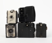 VARIOUS MANUFACTURERS: Five box cameras - one Braun Imperial, one Fodor Fodor-Box, one Coronet Super-Flash, one Hanimex Eaglet, and one Lumi&egrave;re P I. (5 cameras) - 2