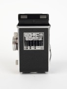 FRANKE & HEIDECKE: Black-body Rolleiflex&nbsp;T&nbsp;TLR camera [#2166036], c. 1959, with Carl Zeiss Tessar 75mm f3.5 lens [#3487177] and Synchro-Compur shutter. - 5