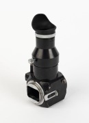 LEITZ: PLOOT&nbsp;mirror reflex housing [#2365] with POOIM finder, c. 1935.&nbsp;Early accessory designed to adapt rangefinder cameras into pseudo-SLR.