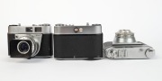 KODAK: Four c. 1960 viewfinder cameras - one Retinette IA with Reomar 50mm f3.5 lens and Pronto shutter, one Retinette IA&nbsp;with Reomar 50mm f3.5 lens and Vero shutter, one Retinette IA with Reomar 50mm f3.5 lens, Vero shutter, and metal Kodak lens hood, an - 2