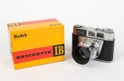 KODAK: Four c. 1960 viewfinder cameras - one Retinette IA with Reomar 50mm f3.5 lens and Pronto shutter, one Retinette IA&nbsp;with Reomar 50mm f3.5 lens and Vero shutter, one Retinette IA with Reomar 50mm f3.5 lens, Vero shutter, and metal Kodak lens hood, an - 3