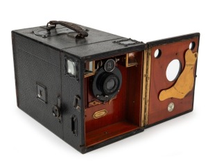 HOUGHTON: Klito No. 6 box camera, c. 1905, with Ensign Anastigmat Series VII lens.