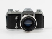PENTACON: Contax D SLR camera [#20859], c. 1952, with Biotar T 58mm f2 lens [#3542778]. - 2