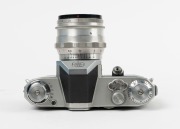 PENTACON: Contax D SLR camera [#20859], c. 1952, with Biotar T 58mm f2 lens [#3542778]. - 4