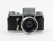 PENTACON: Contax&nbsp;FB SLR camera, c. 1956, with Biotar&nbsp;58mm f2 lens [#5765887] and&nbsp;built-in selenium light meter. - 2