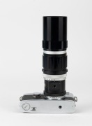 OLYMPUS: Olympus Pen FT half-frame SLR camera [#317899], c. 1967, with rare Zuiko Zoom 100-200mm f5 lens [#106452]. - 5