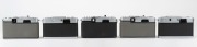 OLYMPUS: Five c. 1960s 35mm half-frame cameras - one Pen D2 [#117659] with F. Zuiko 32mm f1.9 lens, one Pen D3 [#421315] with F. Zuiko 32mm f1.7 lens, one Pen EES-2 [#2803265] with D. Zuiko 30mm f2.8 lens, one Pen EE-2 [#2698968] with D. Zuiko 28mm f3.5 l - 2
