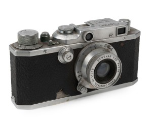 CANON: Canon S-II rangefinder camera [#19583], c. 1947, with Serenar 50mm f3.5 lens [#11129].