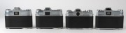 KODAK: Four c. 1960s SLR cameras - one Retina Reflex S with Retina-Xenar 50mm f2.8 lens [#6302510], one Retina Reflex III with Retina-Tele-Xenar 200mm f4.8 lens [#9865276], one Retina Reflex III with Retina-Xenon 50mm f1.9 lens [#6627613], and one Retina - 3
