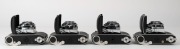 KODAK: Four late 1950s vertical-folding cameras - one Retina IIc 020 with Retina-Xenon 50mm f2.8 lens [#3982022], one Retina Ib 018 with Retina-Xenar 50mm f2.8 lens [#4350061], one Retina IIIc 021 I&nbsp;with Retina-Xenon C 50mm f2 lens [#7366523], and one Ret - 5