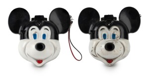 DISNEY: Two c. 1967 Mick-A-Matic novelty fixed-focus cameras. (2 cameras)