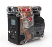 YASHICA: Rare c. 1988 transparent-body Samurai half-frame SLR camera [#237524]. - 2