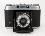 AGFA: Super Isolette rangefinder camera [#UK3583], c. 1954, with Solinar 75mm f3.5 lens [#U08870]. - 2