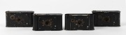 KODAK: Four c. 1910s vertical-folding cameras - one Vest Pocket Model A [#60954], two Vest Pocket Autographic models [#626440 & 725084], and one Vest Pocket Autographic Special [#1608958]. (4 cameras) - 2