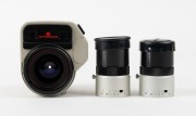 CANON: Three lenses - one Canon Zoom FD 35-70mm f4 AF [#13489], and two Canon C-8 Converter 2 6.5-26mm f1.7 [#67833 & #76598] models, both with lens cap. (3 items) - 2