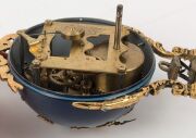 MYSTERY swinging clock on figural cast spelter base, late 20th century, 106cm high - 4