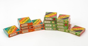 WALZ: Fifteen different coated lens filters, all in maker's boxes with plastic cases, with several specifically marked 'For Contessa' or 'For Contaflex'. (15 items)