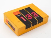 KODAK: Seven c. 1970s compact cameras - one Instamatic 25 in maker's box, one Instamatic 33, one Instamatic 56 X in maker's box with film roll/strap/flash cube, one Instamatic 133 with maker's box, one Instamatic 155 X, one Instamatic 233 X in maker's box - 4