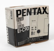 VARIOUS MANUFACTURERS: Thirteen digital cameras - one Samsung NX1000, one Pentax EI-C90 with maker's box and instruction booklet, one Kodak EasyShare CX6330, one Kodak DC25,&nbsp;one Sony MVC-FD100, one Fujifilm MX-700, one Sharp VE-LC1, one Mitsubishi DJ-1000 - 2