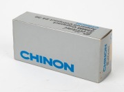 CHINON: Three c. 1980 35mm cameras - one&nbsp;CM-4s SLR&nbsp;with Auto Chinon 50mm f1.9 lens [#752977], together with two&nbsp;Bellami compact cameras [#237164 & #184665], both with wrist straps and with one maker's box/instruction booklet/case present. (3 cameras) - 5