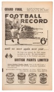 THE FOOTBALL RECORD: 1961 Home-and-Away editions No.1 - 2, 4 - 6, 8 - 10, 12 - 15, 17, 19 - 22 and the special editions for the 1st Semi-Final (Footscray v St.Kilda), 2nd Semi-Final (Hawthorn v Melbourne) and the Grand Final (in which Hawthorn defeated Fo - 2