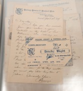 1902 - 1913 A CORRESPONDENCE BETWEEN CHARLES BROWNLOW AND ALEC "DOOKIE" McKENZIE OF GEELONG A remarkable archive of 43 original letters,2 cards and 10 notices sent by Charles Brownlow, in his capacity of Secretary of the Geelong Cricket & Football Club, - 5