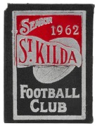 ST. KILDA: 1966 Member's Season Ticket (#5809), with Fixture List, details of the Club Leadership & holes punched for each game attended; issued in the name of M.E.. Moss. Accompanied by Season Tickets for 1961 - 1965 issued to the same supporter. (6 tick - 3
