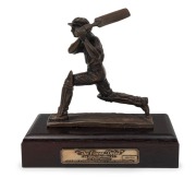 "Sir Donald Bradman - The Cover Drive" limited edition bronze sculpture, with certificate of Limitation (#283/500) and all original documentation in original packaging. - 2