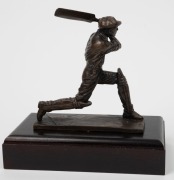 "Sir Donald Bradman - The Cover Drive" limited edition bronze sculpture, with certificate of Limitation (#283/500) and all original documentation in original packaging. - 4