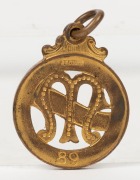 MELBOURNE CRICKET CLUB: membership medallion for 1914-15 (No.89) a very low number. - 2