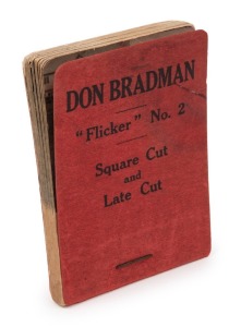 DON BRADMAN "Flicker No.2" Square Cut and Late Cut, complete booklet by Flicker Productions Ltd., 113b Earls Court Road, London; 1930. Provenance: The Clarrie Grimmett Collection; his family by descent.