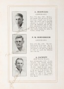 "AUSTRALIAN XI ENGLISH TOUR 1930" Orient Line souvenir programme and fixture list featuring individual photographs of the Australian team, each signed individually in pen. Provenance: The Clarrie Grimmett Collection; his family, by descent. - 4