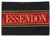 ESSENDON 1892 Member's Season Ticket, No.467 (black leather cover with red vertical sash & gilt 'ESSENDON' to front cover, and '1892' on back cover, with details of the committee and the club's fixtures for the year. Extremely rare. Essendon finished the - 3