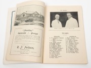 ENGLAND IN AUSTRALIA, 1928-29: "International Cricket Souvenir - Visit of English Eleven to Australia - October 1928 to March 1929 : Fourth Test Match, Adelaide, February 1st 1929", 96 page programme printed by R.M. Osborne, Currie St. Adelaide.Bradman re - 3