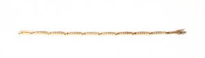 TENNIS BRACELET: 14ct diamond line bracelet. 9 grams.