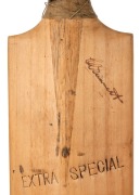 CLARRIE GRIMMETT'S 1930 ASHES TOUR BAT A Spalding "W.H. Ponsford AUSTRALIAN XI EXTRA SPECIAL" cricket bat, signed in the ownership position by Clarrie Grimmett and used by him during the Test Matches; signed in pen by the Australians Jack Ryder (1930 team - 3