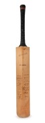 CLARRIE GRIMMETT'S 1934 ASHES TOUR BAT A Gradidge "Super Imperial Driver" cricket bat, signed in the ownership position by Clarrie Grimmett and used by him during the Test Matches; signed in pen by the Australians Woodfull, Chipperfield, Oldfield, Brown,