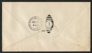 ARCTIC: MacMILLAN ARCTIC EXPEDITION: 10 June 1925 cover flown from Philadephia to Boston Naval Yard, the first of a series of flights intended to test the feasability of a flight from Greenland to the North Pole. With 4-line cachet; departure (June 9) and - 2